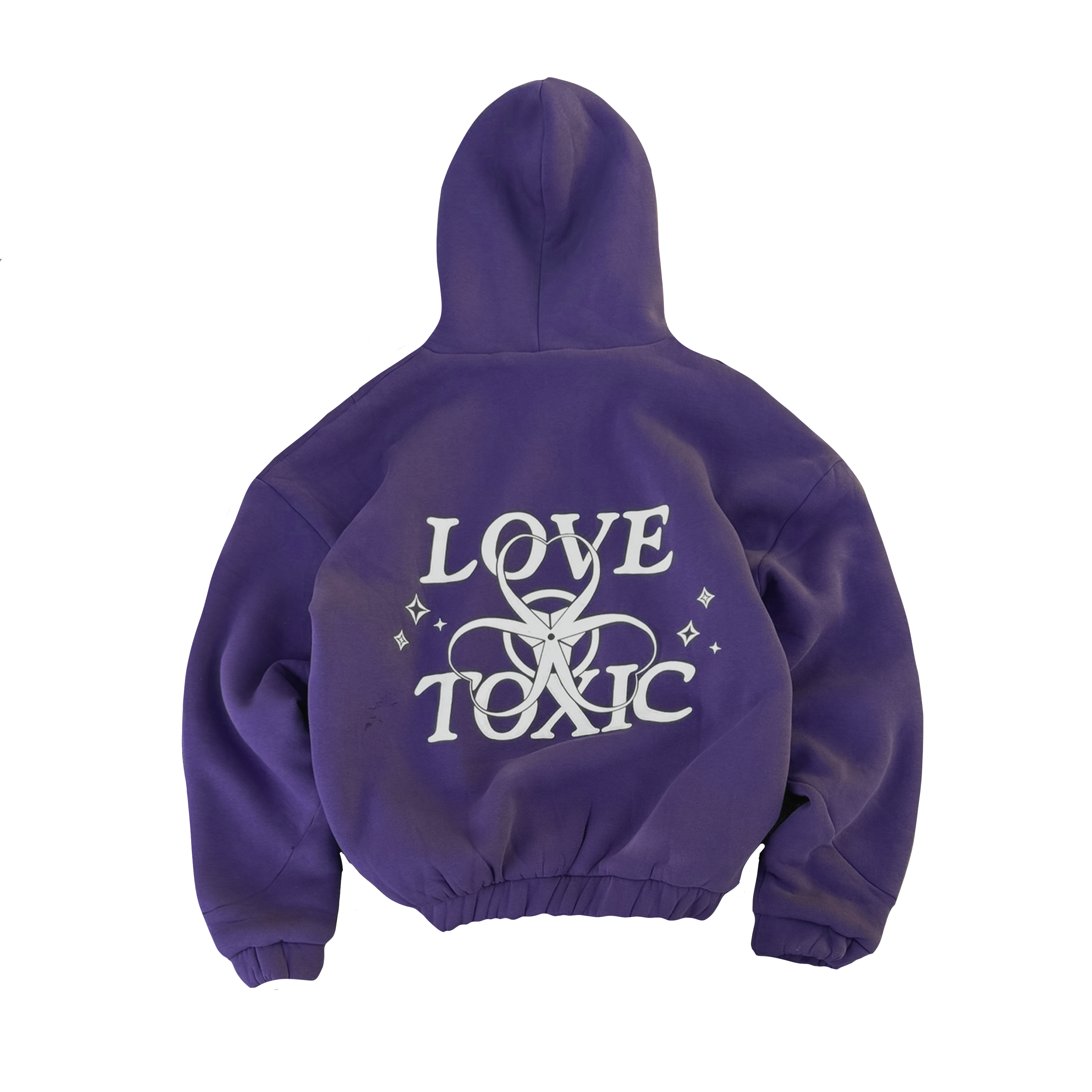 DOUBLE LAYER HOODIE PURPLE