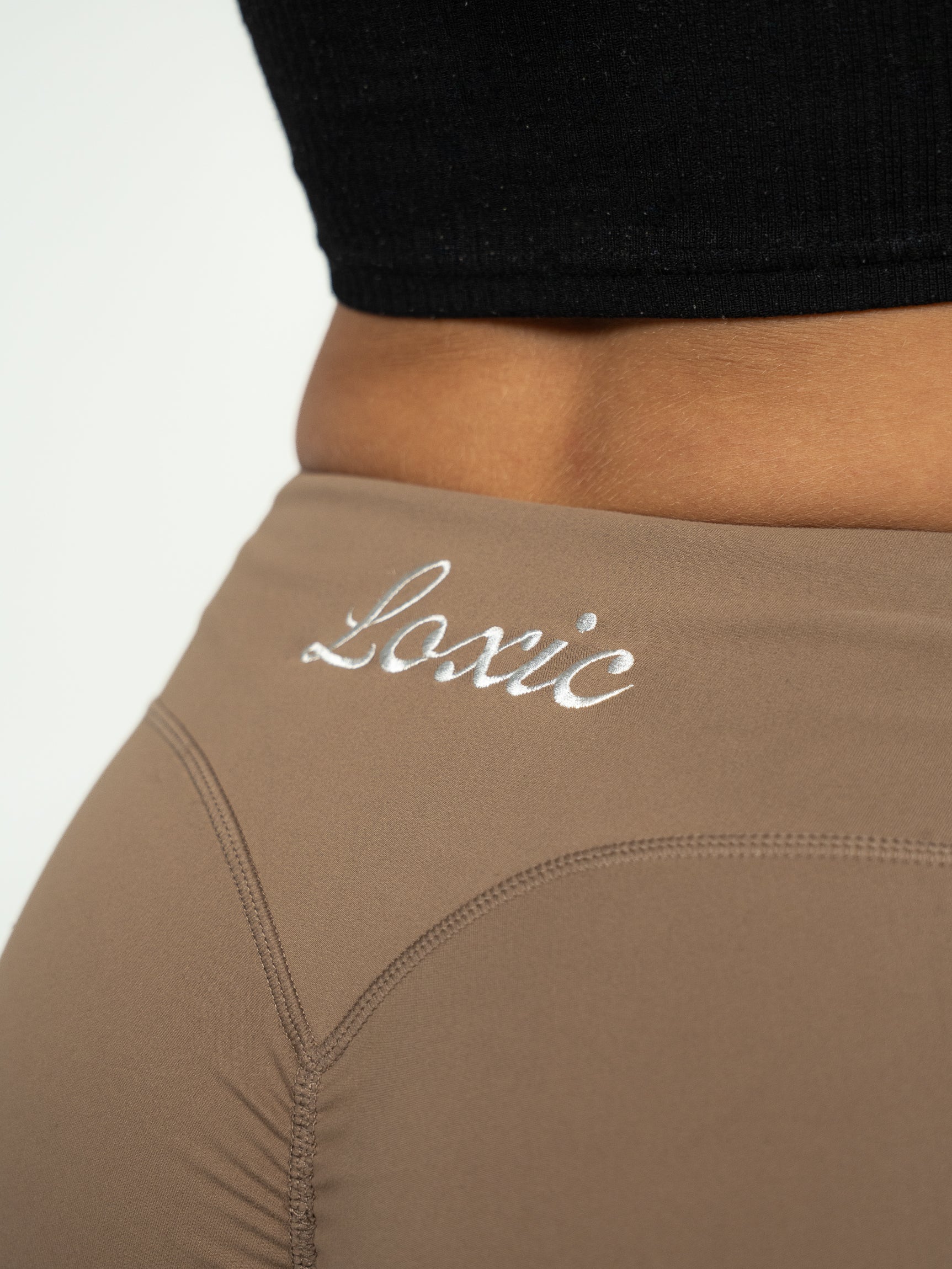 Nova Open Leg Leggings Mocha