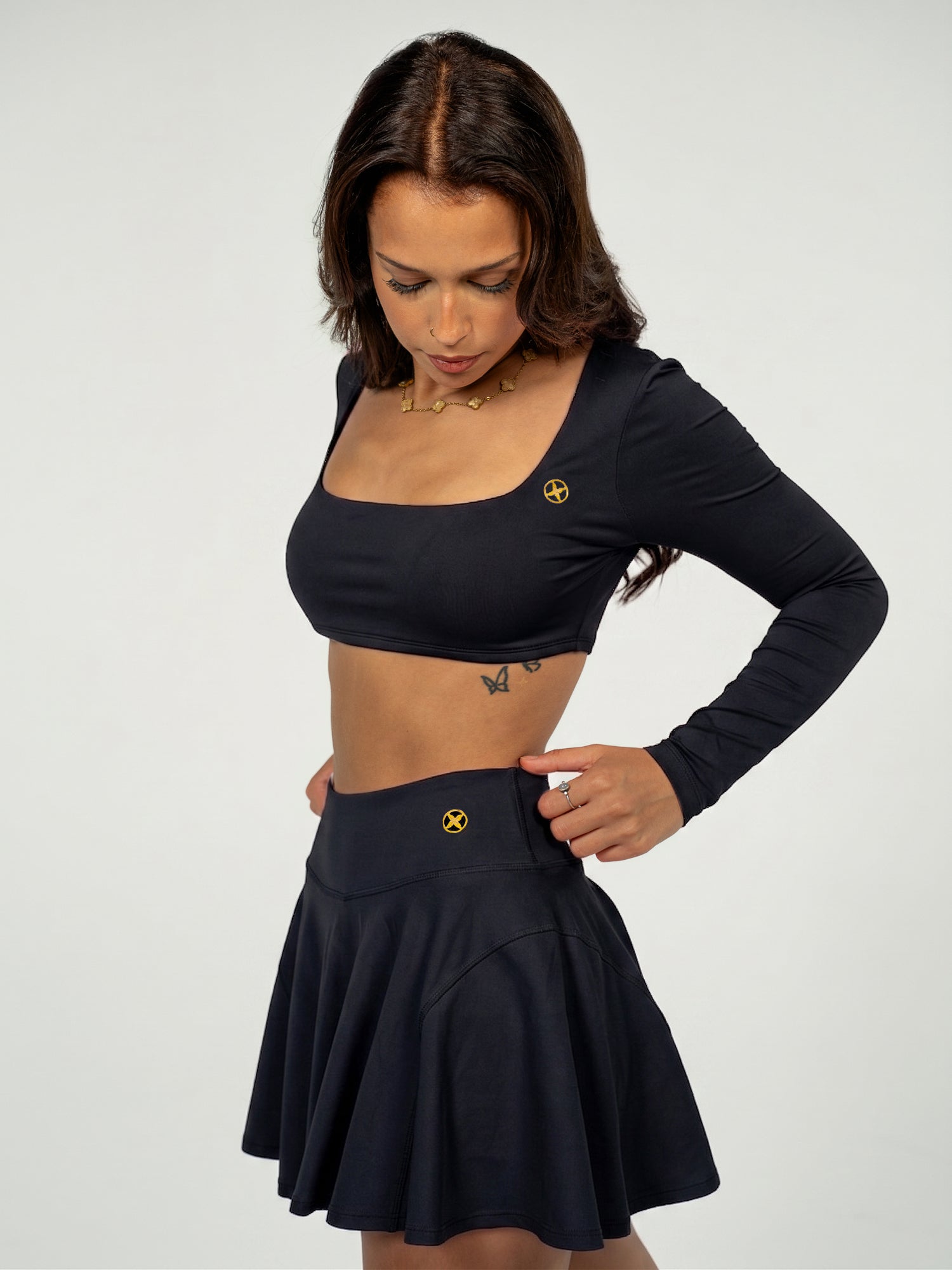 Luma Crop Longsleeve Black